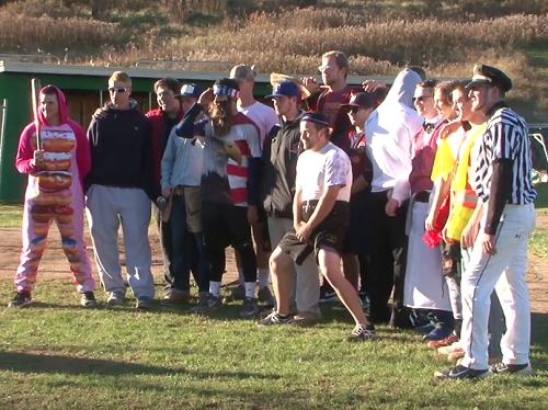 SVC Baseball Participates in Annual Halloween Game