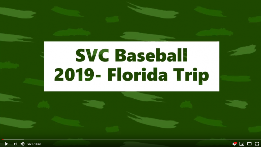 SVC Baseball Spring Break Trip 2019